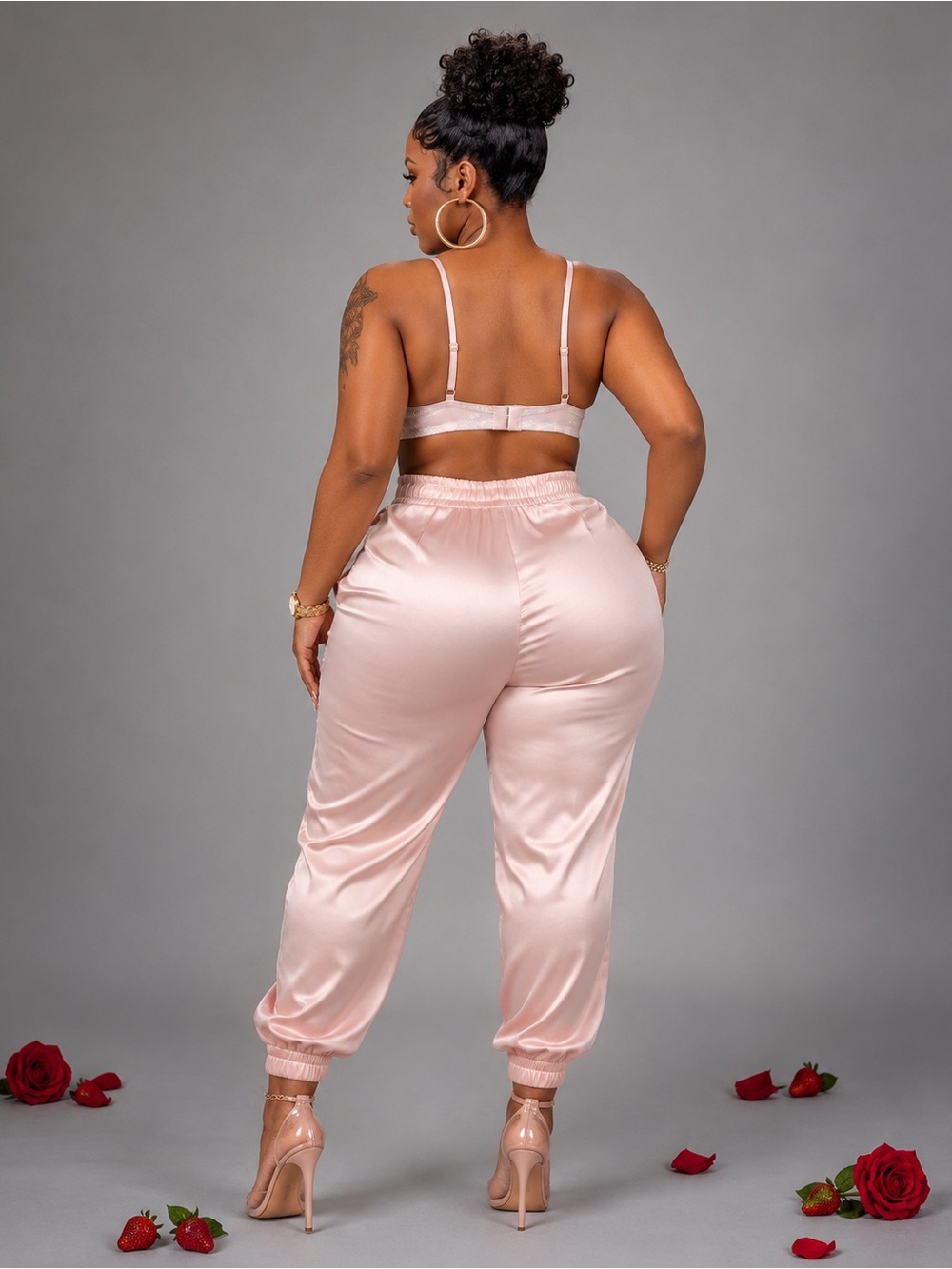 Rhinestone Pants Set - Picture 3 of 3